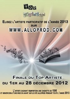 AlloProd - Finale du Top Artiste 2012